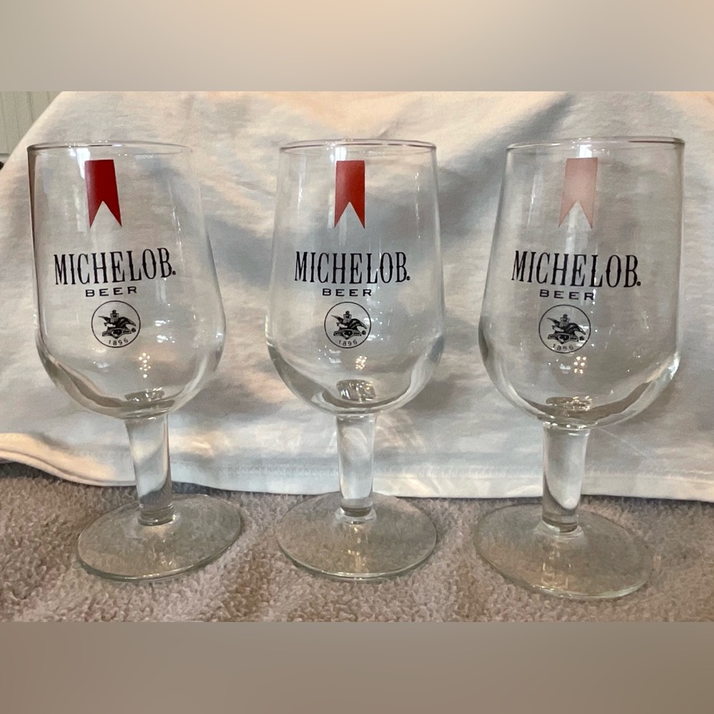Vintage 1970’s Michelob Goblets